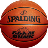 Pelota De Basquet Spalding Slam Dunk N°7 Color Naranja
