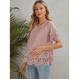 Polera Maternal Ropa Maternal Palo Rosa