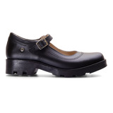 Zapato Niña Dogi 2818 Piel Negro Escolar C/ Arco 22-25½ Gnv®