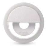 Luz Selfie Ring Light Anel Led Branco Universal 8 Cm Usb