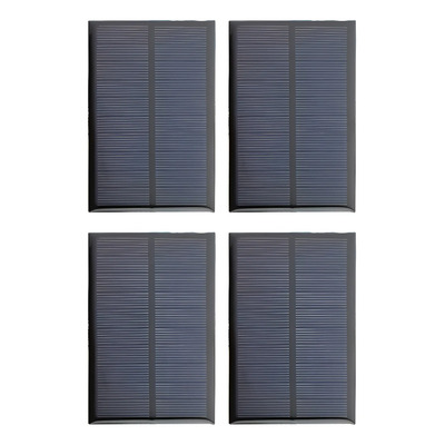 4 Pzas Celda Solar 5v 1w, Panel Fotovoltaico 160ma Cargador
