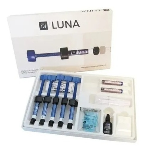 Kit Composite Luna Sdi X5 Jeringas De 4gr Odontologia Dental