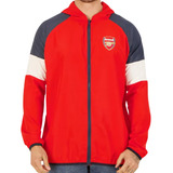 Jaqueta Corta Vento Arsenal Fc Licenciada Original C/ Capuz