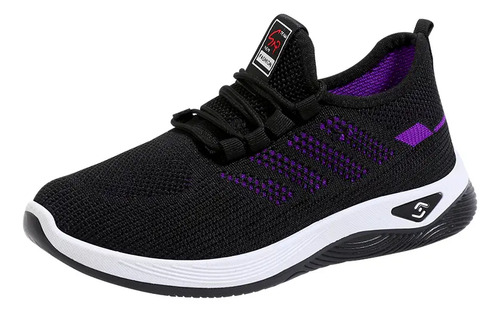 Zapatillas De Deporte De Malla De Moda Casual Para Mujer | MercadoLibre