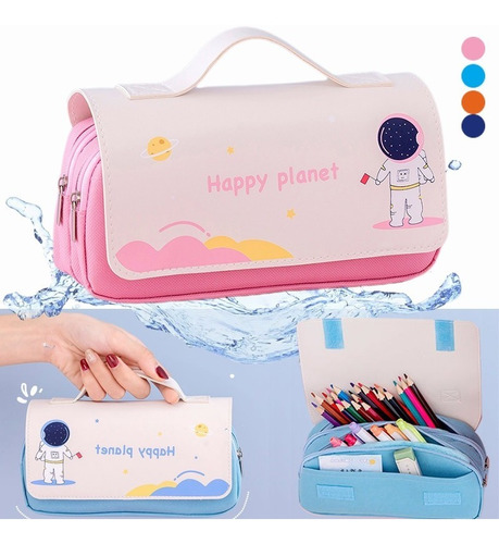 Lapiceras Kawaii Estuchera Organizadora De Colores Lapices