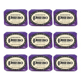 Kit 9 Sabonetes De Glicerina Phebo Lavanda 90g  Granado