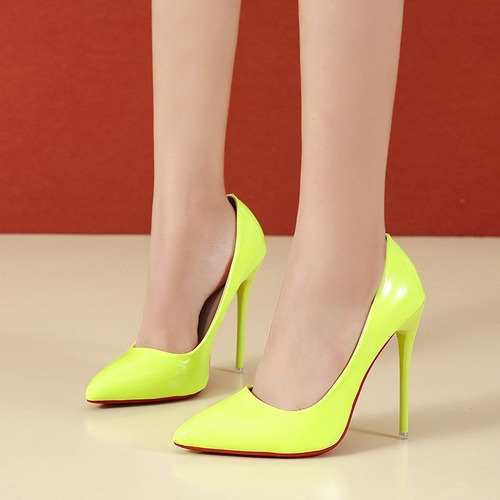 Tacones De Mujer De 12 Cm De Altura Zapatos De Talla Única A