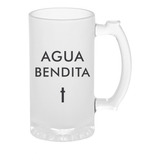 Tarro Cervecero Personalizado Agua Bendita 16oz=473ml 