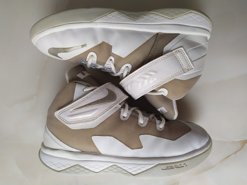 Nike Lebron Soldier 8 White Gray (20cm) Zoom Hyperfuse Mvp