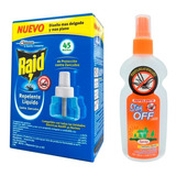 Raid 45 Noches Repuesto Liquido + Repelente Stay Off Spray