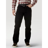 Pantalón Wrangler Rugged Wear Classic Fit Negro Mezclilla 