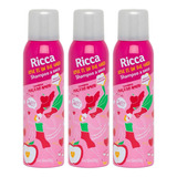 Kit 3 Shampoo A Seco Maçã Do Amor Ricca 150ml