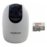 Câmera De Segurança Wifi Full Hd Im4 Intelbras + Cartão 64gb