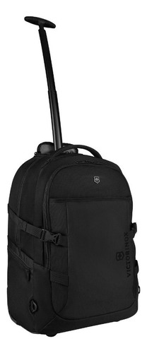 Mochila Victorinox Vx Sport Evo Con Ruedas - Electromundo Color Negro Diseño De La Tela Poliéster