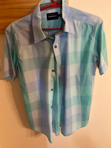 Camisa Manga Corta Niño Calvin Klein Talle 14/16