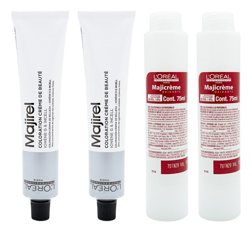 Majirel Loreal X2 Tinturas Coloración + 2 Oxidantes 75ml 