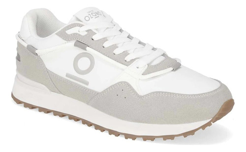 Tenis Caballero Sneakers Casual Capa De Ozono 613201 Gris Bc