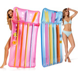 Inflatable Pool Float, Colorful Inflatable Pool Lounger For 