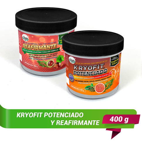  Gel Kryofit Potenciado Reductor Abdomen Panza Y Reafirmante Tipo De Envase Bote De Plástico Fragancia Mentolada