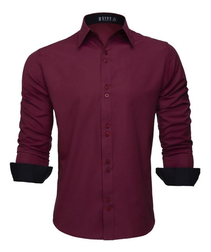 Kit 10 Camisa Social Masculina Slim Blusa Longa Atacado Lisa