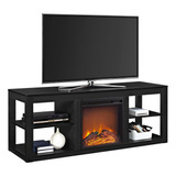 Mueble De Tv C/chimenea; 65 In; Ameriwood Home Parsons Negro