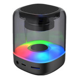 Mini Parlante Reproductor De Música Con Luces Led Subwoofe