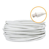 Cabo De Rede 100m Cat6 Furukawa Rj45 Branco Gigabit S. Veloz