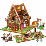 Hansel Y Gretel Juguete De La Casa Y Storybook Playset