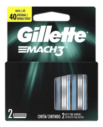 Caixa Com 72 Unidades Gillette Carga Mach3. C/2  ( Atacado )