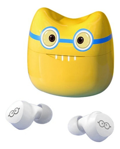 Auriculares Inalambricos Bluetooth Lenovo X15 Minions Niños Color Amarillo