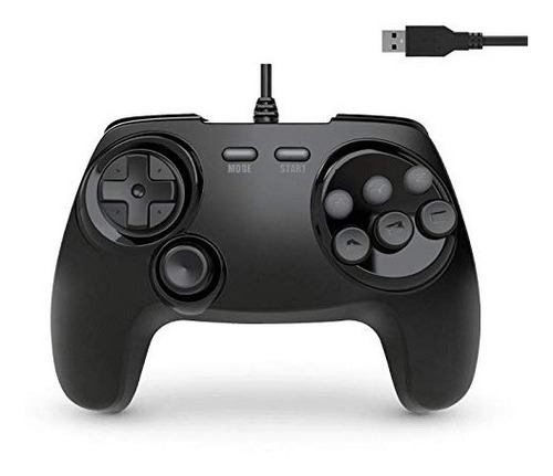 Control Usb Joystick Para Sega Génesis Mini, Switch, Pc, Mac