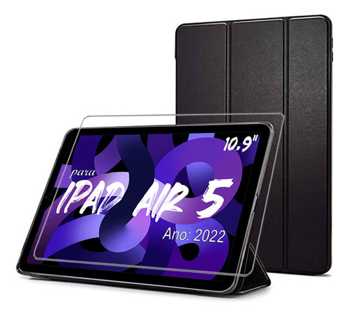 Capa Para iPad Air 5 (2022) A2588 A2589 A2591 + Pelicula