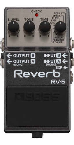 Boss Pedal Efecto Digital Reverb Rv6