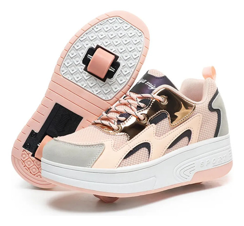 Zapatillas De Patinaje Para Niños, Chicos Y Chicas Con Ruedas, Recargables | Meses sin interés