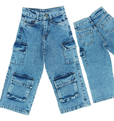  Art-220 Pantalón De Jeans Rígido De Nena Niña Kaorikawaii