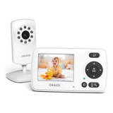 Okaidi Monitor De Video Para Bebes Con Camara Y Audio, Panta