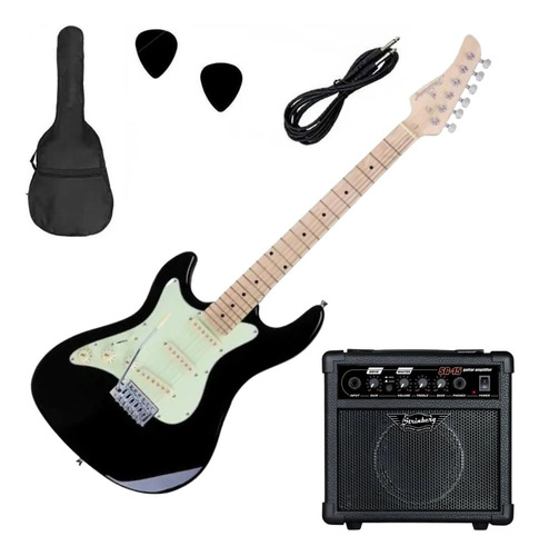 Kit Guitarra Stratocaster Strinberg Sts100 Canhota