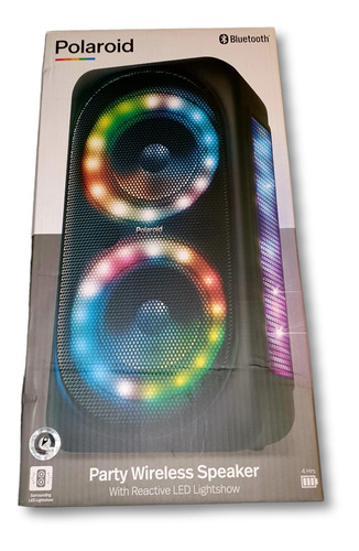 Parlante Polaroid Party Wireless Speaker Bluetooth 54x27x22