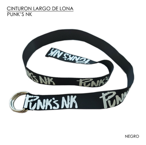 Cinturón Largo De Lona / Punk's Nk / 1 Unidad