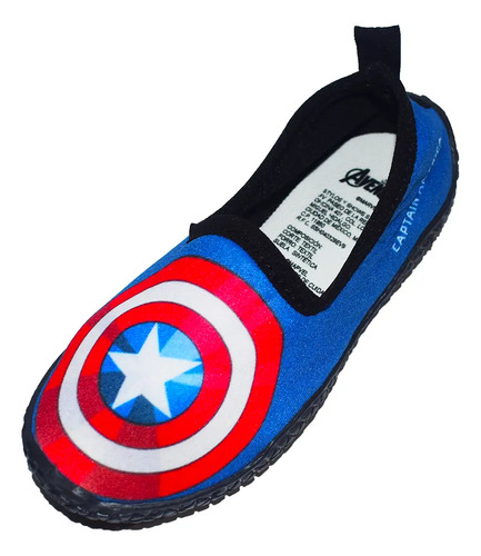 Zapatos Acuáticos (aquashoes) Capitán América