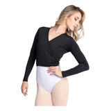 Casaquinho Amarrar Ballet Bale Infantil Transpassado + Brind