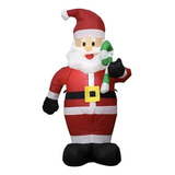 Navidad Inflable Santa Claus Con Caramelo De Caña De Casa