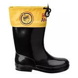 Bota Plástico Apache Impermeable Lluvia Niño Jareta Hule 