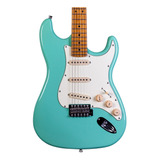 Guitarra Eléctrica Jet Guitars Js300 Stratocaster Verde Mar