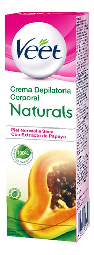 Veet Naturals Crema Depilatoria Corporal Piel Normal A Seca