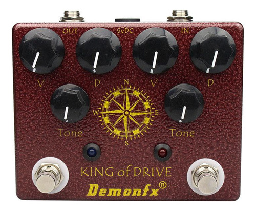 Pedal Demonfx King Of Drive - Clone Analogman King Of Tone 