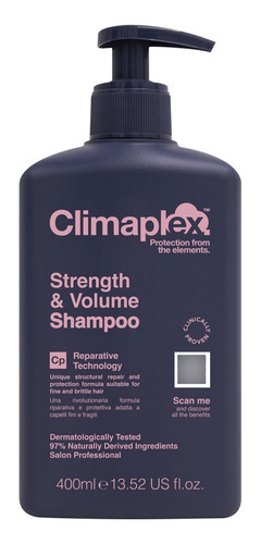 Shampoo Sin Sulfatos Cabello Rizado Climaplex Volume 400 Ml