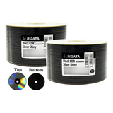 Cd-r Ridata Black Silver Shiny 100 Piezas