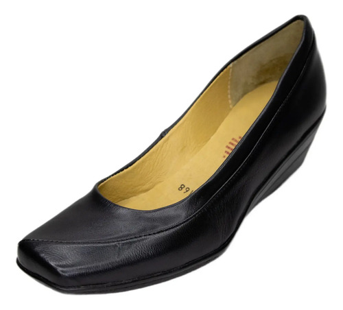 Zapatilla Mujer Piel Negro Confortante - Manolo 252-1/2