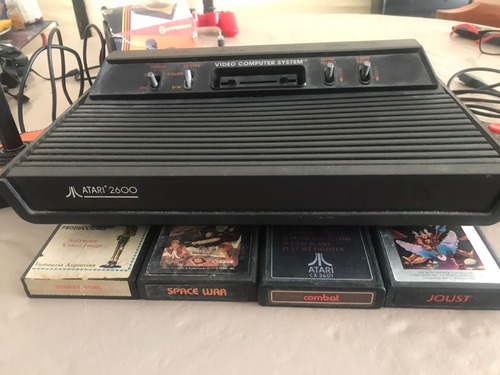 Atari 2600 Auténtico 3 Controles 12 Juegos Originales